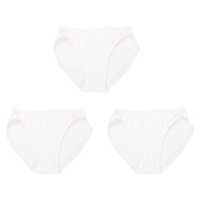 Minnieouse Bragas de seda de morera para mujer, 3 piezas, ropa interior, lencería Sexy, calzoncillos cómodos, pantalones cortos, diario para Ropa interior Blanco METRO