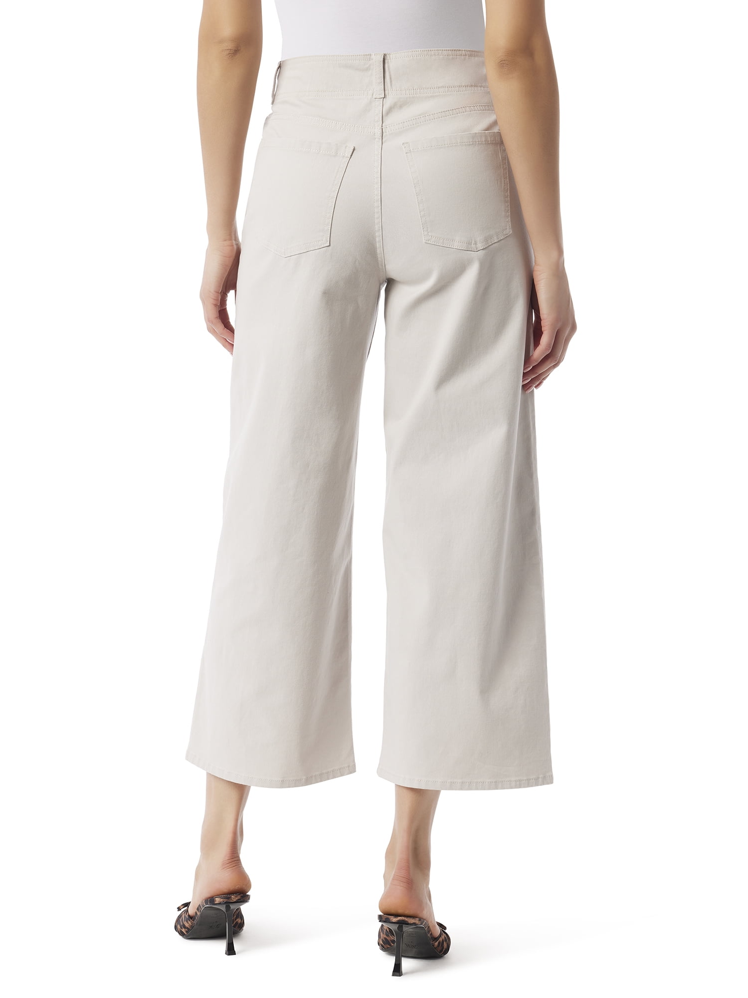 Gloria Vanderbilt Swan Series Women's Slender Series 5 Pocket Wide Leg Crop 26" Inseam, Sizes 6-18