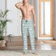 thumbnail image 2 of Fotbe White Swan Pantalones de Pijama para Hombre, Pantalones de Dormir, Pantalones de Casa con Cintura Ajustable y Bolsillos-3X-Large, 2 of 6