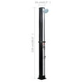 thumbnail image 4 of vidaXL Outdoor Solar Shower with Shower Head and Faucet 40 L, 4 of 5