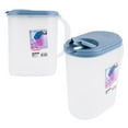 thumbnail image 6 of Sterilite 1 Gal. Pitcher, Clear Plastic, Press to Open Pour Spout, Light Blue, 6 of 6