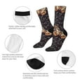 thumbnail image 3 of KLL Butterfly1 Print Cool Socks Men's Women's Crew Socks Funny Crazy Novelty Stockings, 3 of 6