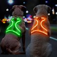 thumbnail image 1 of Chaleco para perros con iluminación BiPawti, sin tirones, para perros grandes, 1 of 7