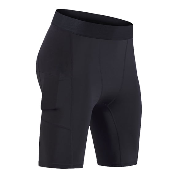 WREESH Men's Shorts Running Workout Bodybuilding Gym Shorts Athletic Sports Casual Short Pants Black