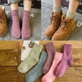 thumbnail image 6 of 10pairs of women's traditional pattern autumn and winter socks - knitted mid-calf thickening design, colorful, comfortable and fashionable, 6 of 10