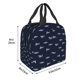thumbnail image 3 of Easygdp Cute Shark Bolsa Térmica Premium - Tela Oxford Impermeable, Gran Capacidad, Bolsillo Frontal, Unisex para Trabajo, Escuela, Actividades al Aire Libre y Picnics, 3 of 8