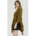 thumbnail image 4 of ZhangBaoLin Women Shawl Wrap Cardigan Poncho Cape V-neck Travel Sweater Coat Warm Tassels Knits, 4 of 7