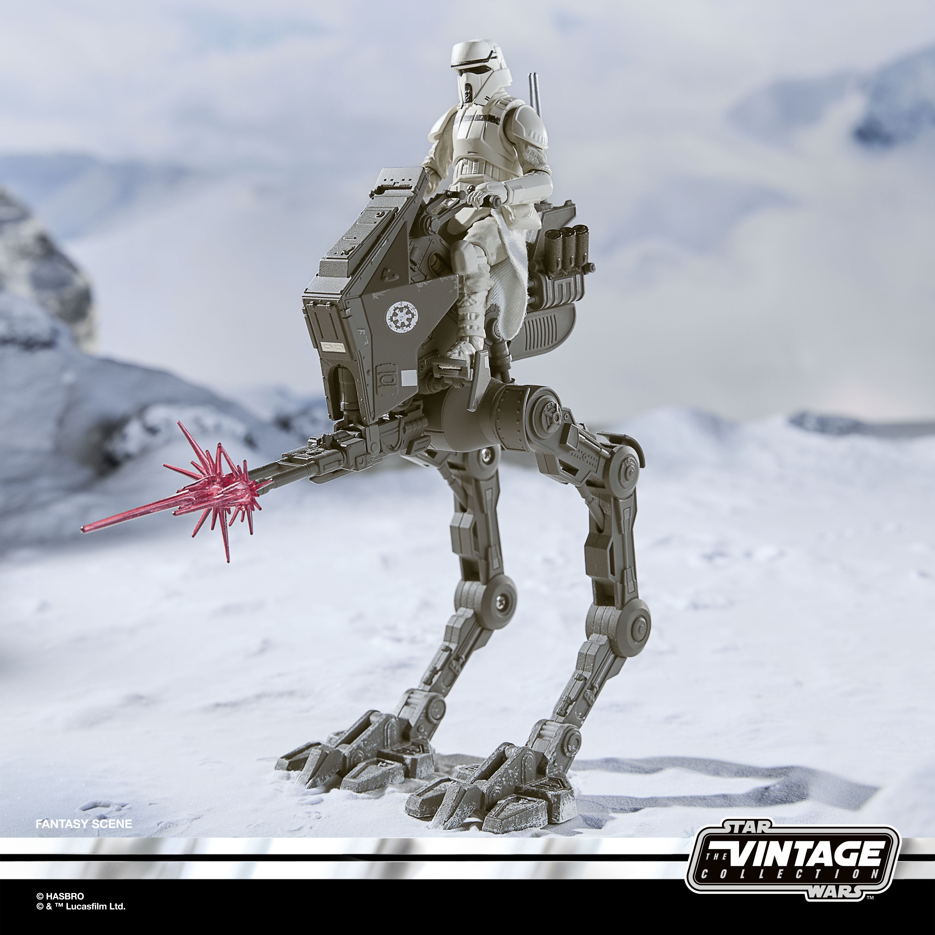 Star Wars: The Mandalorian & Grogu - Vintage Collection - Imperial Remnant AT-RT Vehicle with Action Figure