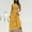Yellow, variant on Womens Plus Size Dresses Maxi Gray Solid Dresses Tiered Sleeveless Crew Neck Cutout Ladies Dresses