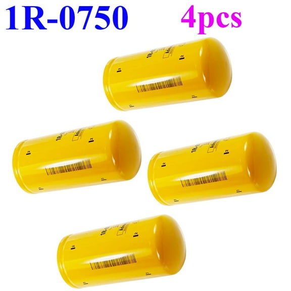 4PC New For Duramax Caterpillar CAT sealed 1R0750 1R 0750 Fuel Filter 1R-0750