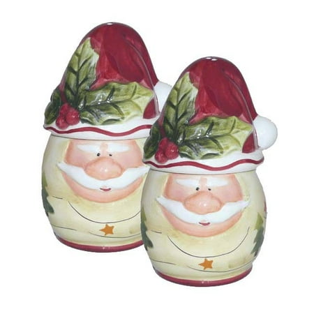 - Santa Claus Christmas Collection Handcarfted Salt & Pepper Shaker Set
