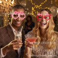 thumbnail image 3 of De papel para decoración de fiestas de San Valentín, gafas de amor, XOXO, corredor de fotos para fiestas de bodas, 3 of 4