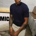thumbnail image 3 of Playera De Manga Corta Para Hombre Camisa Henley Con Botones, 3 of 7