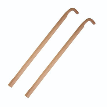Lehman's 48" Wooden Cultivator Handles, Replacement Set of 2 for Low and High Wheel Cultivators Farm Garden, Amish Made