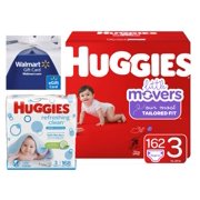 [Free $10 Gift Card] Huggies Little Movers with Huggies Refreshing Clean Refill 168ct