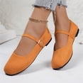 thumbnail image 4 of Norvail Womens Ballet Flats Slip On Square Toe Formal Wedding Flats Shoes Low Arch Fashion Casual Comfortable Soft Sole Loafers Plus Size Wide, 4 of 7