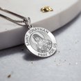 thumbnail image 3 of Picturesongold.Com Saint Jonathan Religious Necklace Pendants Medal - 1 inch Size of a Quarter -Sterling Silver, 3 of 6