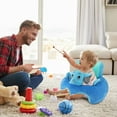 thumbnail image 6 of RoamReady baby support sofa, safe sit up back head protect seat, learn to sit chair for toddlers 3-24 month, floor plush lounger, elephant, 6 of 7