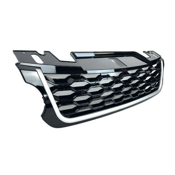 Range Rover Sport L494 NEW Style Upgrade Honeycomb Gloss Black With Silver Trim Front Grill (2013 - 2017)