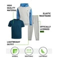 thumbnail image 2 of RBX Boys Sweatsuit Set - 3 Piece Fleece Jogger Sweatpants Hoodie and T-Shirt Athletic Outfit (2T-12), 2 of 7