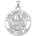 thumbnail image 3 of Picturesongold.Com Pope Saint Pius V - 1 inch Size of a Quarter -Sterling Silver, 3 of 4