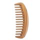 thumbnail image 1 of Peine de madera de sándalo con dientes anchos y rizado para masaje del cuero cabelludo, para mujeres y niñas (café), 1 of 7