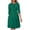 *Green, variant on U Womens Round Neck 3/4 Sleeve Dress ,Trendy Loose A-Line Office Dresses Black,Womens Plus S