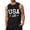 Black_006, variant on Mens USA 4th of July Shirts Summer Bodybuilding Sports Shirt Workout Athletic Tank Top Sleeveless Muscle Gym Beach Shirts Red M