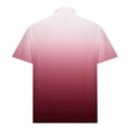 thumbnail image 5 of ZCFZJW Tie Dye Polo Shirts for Men Big and Tall Regular Fit Casual Summer Short Sleeve 1/4 Button up V Neck Henley Shirts Loose Fit Soft Cotton T-Shirts Hot Pink M, 5 of 6