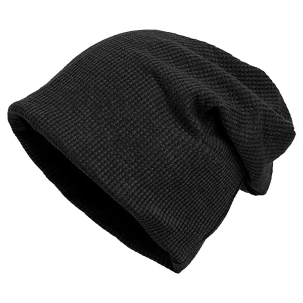Gorro de invierno para mujer, cálido, de punto, suave y elástico