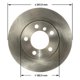 thumbnail image 3 of Bendix Premium Prt6160 Rotor De Freno Delantero Para Mini Cooper Countryman 2016-2011 Cooper Paceman 2016-2013, 3 of 4