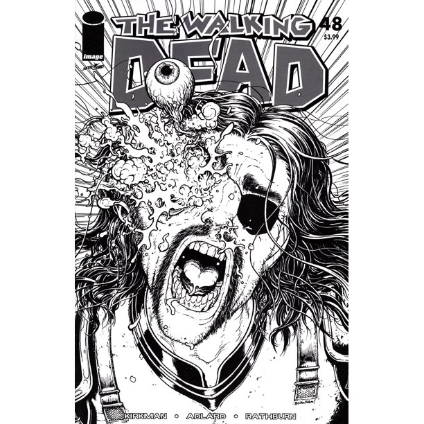 Image Comics The Walking Dead 48 Black White Walking Dead Day Cover Walmart Com Walmart Com