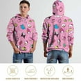 thumbnail image 6 of Hello Kitty Hoodie 3D Print Pullover Hooded Long Sleeve Sweatshirts Tops Blouse with Pocket for Mens Womens, 6 of 6