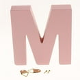 thumbnail image 4 of GUOOL 10cm Wood 26 Alphabet Letter Wall Door Kids Room Decor Floating Sign Spell M M, 4 of 9