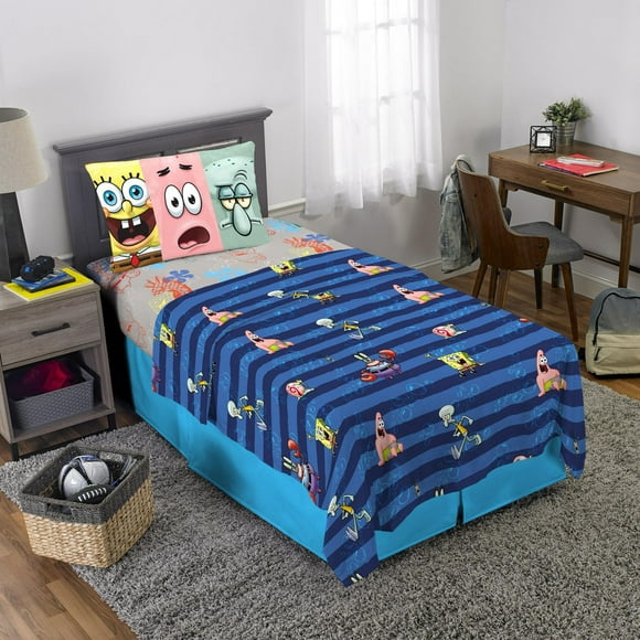 Spongebob "Bubbles Bubbles" Twin Sheet Set