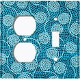 thumbnail image 4 of Metal Light Switch Plate Cover Colorful Safari African Tribal Art Pattern SFR029, 4 of 13