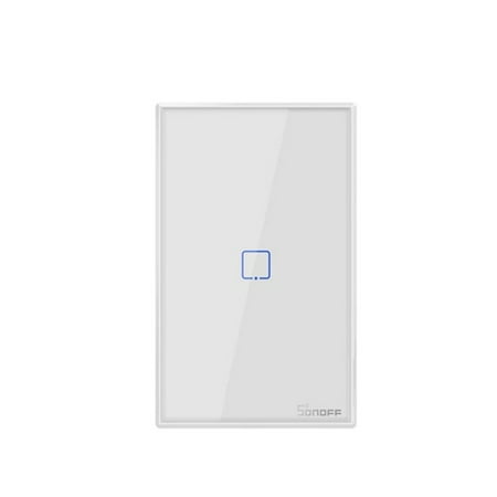 

DTOWER Light Switch Wall Mounted Touch Control Lamp Panel WiFi Smart Light Control Switch 1 Gang Panel US
