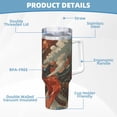 thumbnail image 5 of Uemuo Gigantic Skull In Clouds Print 40oz Ice Bully With Handle And Straw Stainless Steel Vacuum Insulated Cup And 2 In 1 Straw Lid Insulated Travel Tumbler, 5 of 8