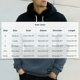thumbnail image 2 of YueHuiYing Men's Casual Drawstring Three-color Spliced Hoodie With Kangaroo Pockets Pullover Sweatshirt For Sports, 2 of 5