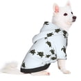 thumbnail image 2 of Fotbe Sea Turtle Print Small Dog Sweater Hoodies Pet Grey Hooded Soft Fleece Sweatshirts with Pocket Fall Winter Puppy Cat Sweaters Warm Clothes-XX-Large, 2 of 7