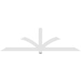 thumbnail image 4 of 96"W x 28"H x 2"D x 4"F, 7/12 Pitch, Redmond Architectural Grade PVC Gable Bracket, 4 of 8