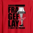thumbnail image 2 of A Christmas Story - Leg Lamp Frageelay - Men's Long Sleeve T-Shirt, 2 of 4