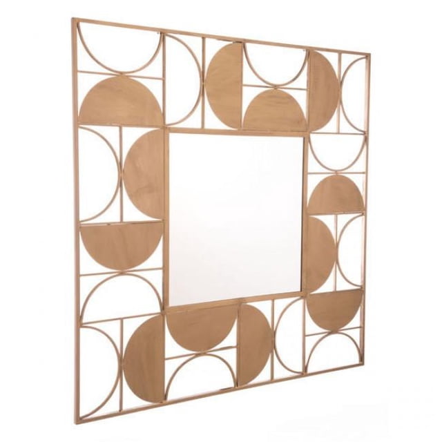 Espejo Kessa Muebles Decade - Dorado