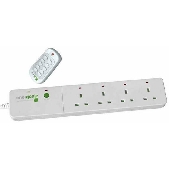 ENERGENIE - 4 Way Remote Controlled Extension Lead