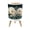 Color 4, variant on Floral Small Trash Can with Lid Elegant Deep Navy Rich Floral Detail 1.8 Gallon Dog Proof Trash Can Round Garbage Can Waste Bin Wastebasket for Bathroom Bedroom Living Room