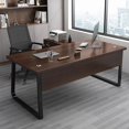thumbnail image 2 of Standing Reception Office Desk Vanity Long Drawers Corner Computer Desks Free Shipping Legs Escritorios De Ordenador Furniture My Lux Decor Round, 2 of 33