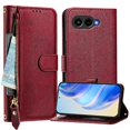thumbnail image 5 of FOXDOCK Funda Tipo Cartera para Xiaomi Redmi A5 4G Cuero PU con Cremallera y Correa de Muñeca, Ranuras para Tarjetas, Soporte Plegable, Cierre Magnético, 5 of 5