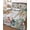White Green, variant on Full Size Quilt Bedding Set, Spring Forest Animals Reversible Summer Quilt 3 Pieces, Floral Botanical Trees Linen Lightweight Bedspreads Coverlets with 2 Pillow Shams for All Seasons