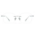 thumbnail image 1 of Cyxus Titanium Blue Light Glasses for Men Frameless Rimless Glasses Computer Glasses UV protection Eyeglasses T18, 1 of 5