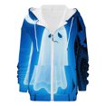 thumbnail image 5 of Bovemsi Sweatshirt for Women Autumn And Winter European American Zipper Zip Up Hoodie, 5 of 7